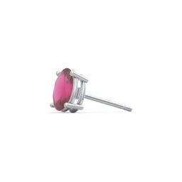 Classic Oval Birthstone Single Stud