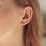 Classic Oval Birthstone Single Stud