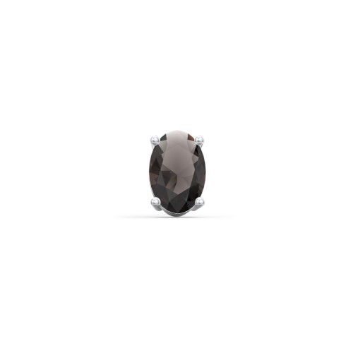Classic Oval Birthstone Single Stud