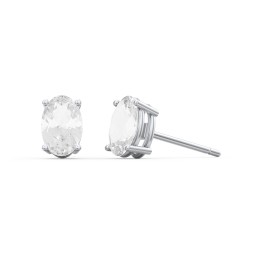 Classic Oval Birthstone Stud Earrings