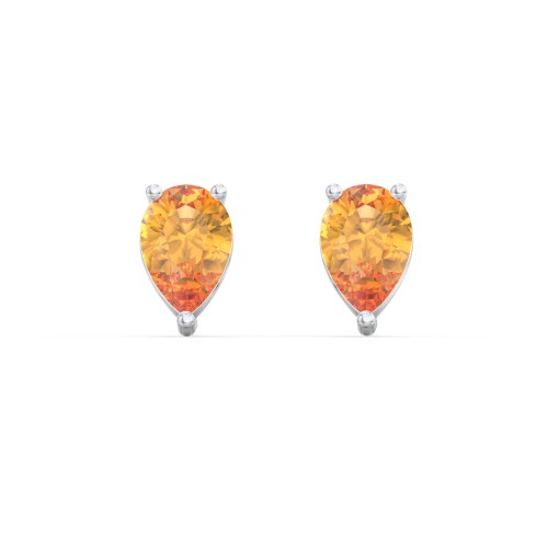 Classic Pear Cut Stud Earrings