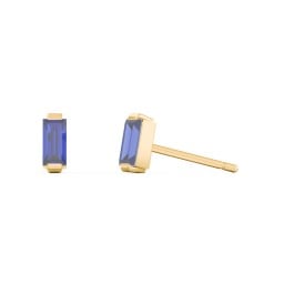 Classic Baguette Cut Stud Earrings