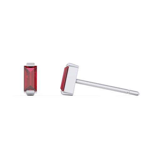 Classic Baguette Cut Stud Earrings
