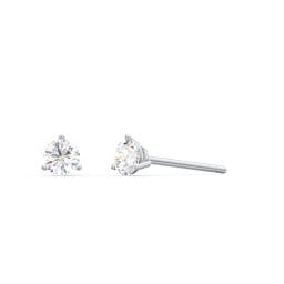 Classic 3 Prong Birthstone Stud Earrings