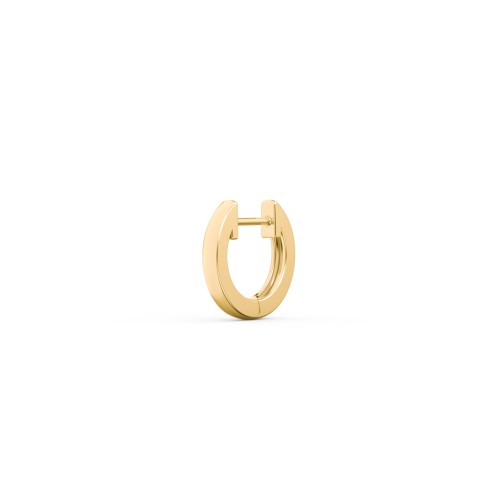 Small Single Huggie Hoop Earring – 10K Yellow Gold