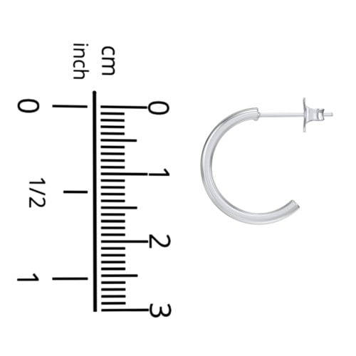 Classic Medium Open Hoop Studs