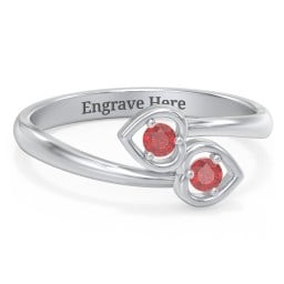 Double Heart Bypass Ring