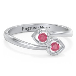 Double Heart Bypass Ring