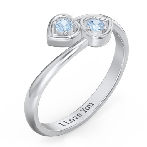 Double Heart Bypass Ring