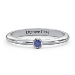 Classic Bezel Set Ring