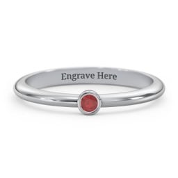 Classic Bezel Set Ring