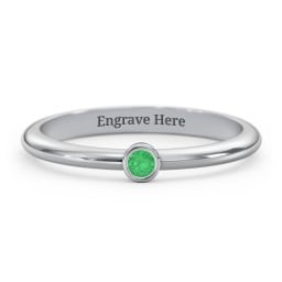 Classic Bezel Set Ring