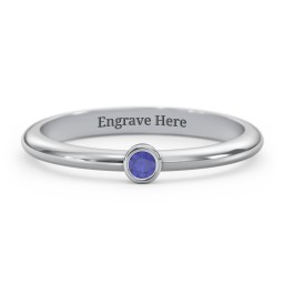 Classic Bezel Set Ring