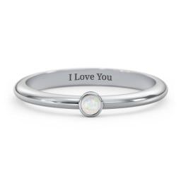 Classic Bezel Set Ring