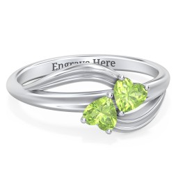 A "Couple" of Hearts Ring