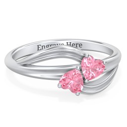 A "Couple" of Hearts Ring