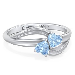 A "Couple" of Hearts Ring