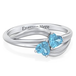 A "Couple" of Hearts Ring
