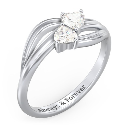 A "Couple" of Hearts Ring