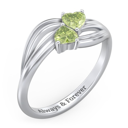 A "Couple" of Hearts Ring