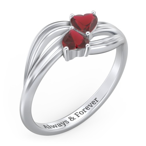 A "Couple" of Hearts Ring