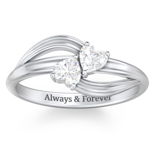 A "Couple" of Hearts Ring