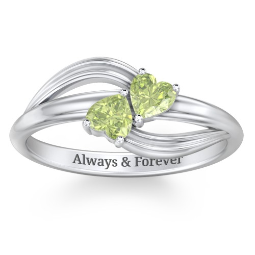 A "Couple" of Hearts Ring