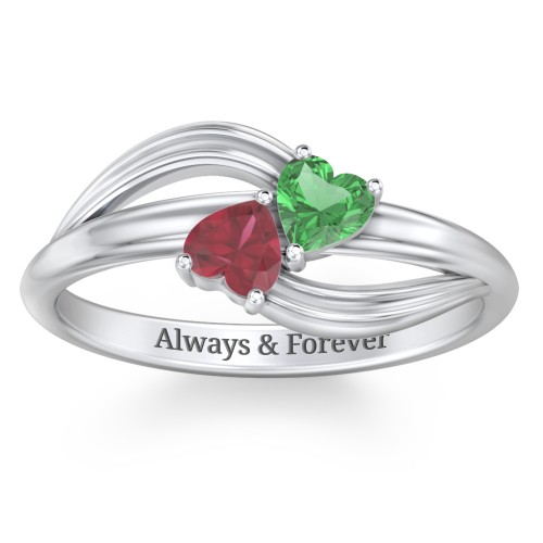 A "Couple" of Hearts Ring