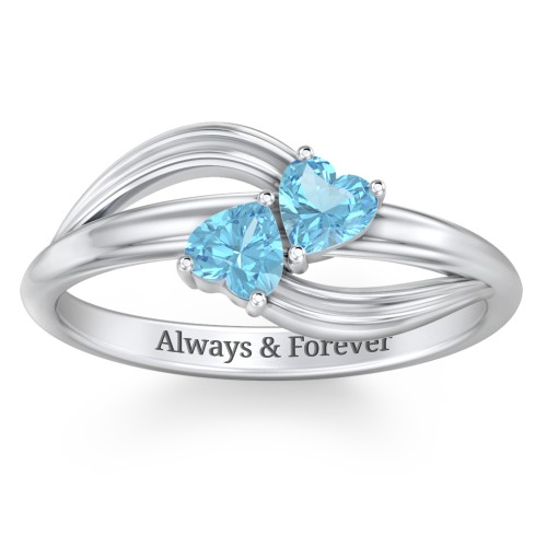 A "Couple" of Hearts Ring