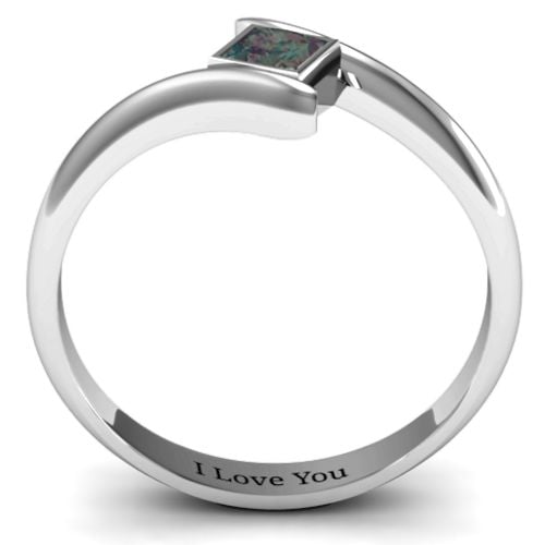 Princess Cut Bypass Ring