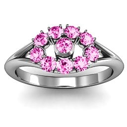 3 to 10 Stone "Solar" Ring