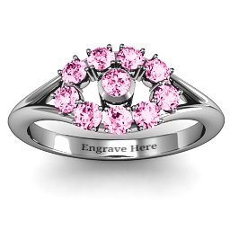 3 to 10 Stone "Solar" Ring