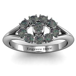 3 to 10 Stone "Solar" Ring