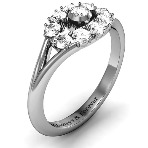 3 to 10 Stone "Solar" Ring