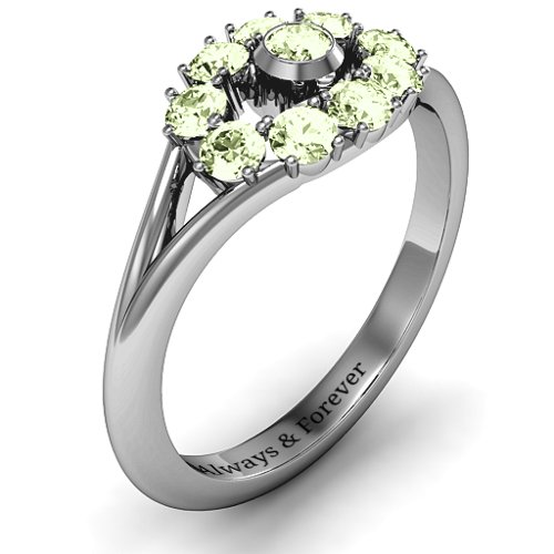 3 to 10 Stone "Solar" Ring