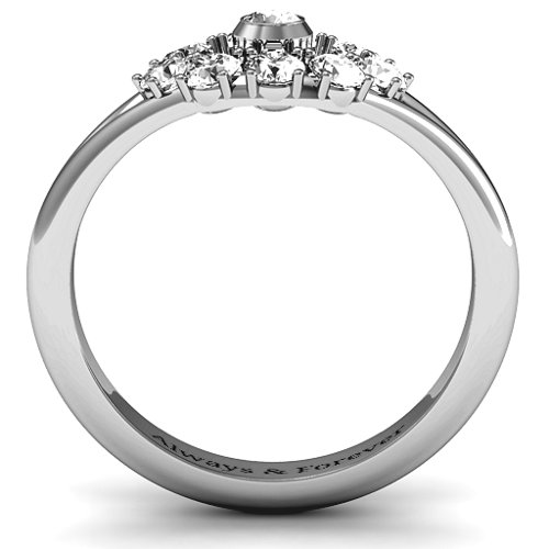 3 to 10 Stone "Solar" Ring