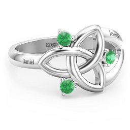 SiobhΓ‘n Celtic Knot Ring