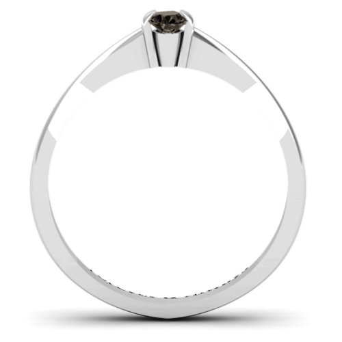 Semi Bezel Set Solitaire Ring