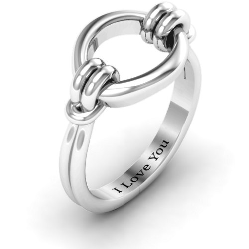 Classic Karma Ring – Sterling Silver