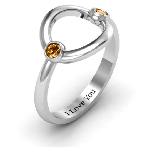 Double Stone Karma Ring