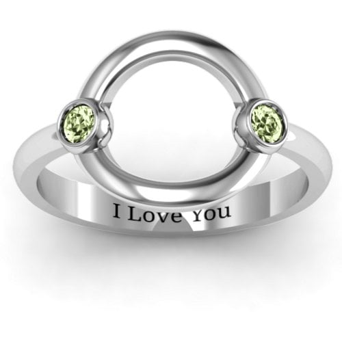 Double Stone Karma Ring