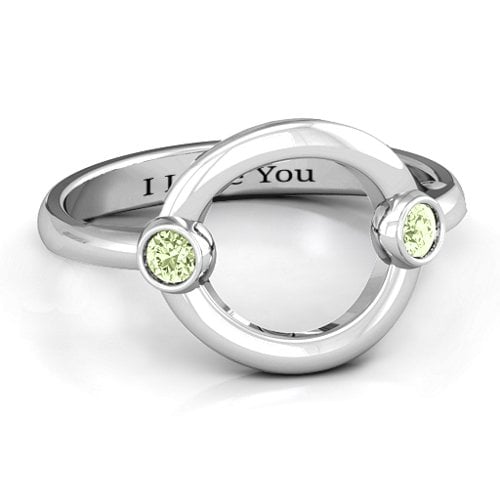 Double Stone Karma Ring
