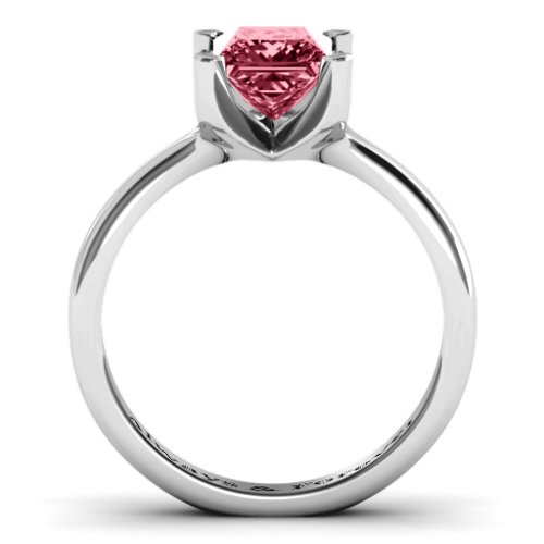 Large Princess Solitaire Ring