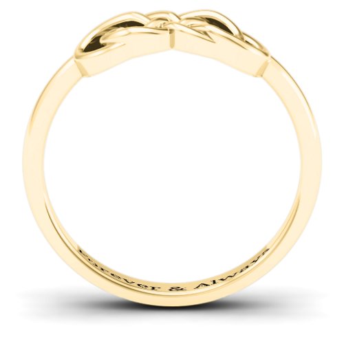 Infinity Knot Ring – 14K Yellow Gold