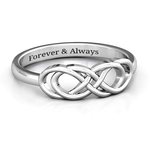 Infinity Knot Ring – Sterling Silver