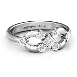 Princess Centre Infinity Ring