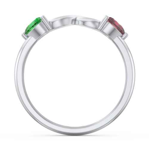 Two Hearts to Infinity Ring