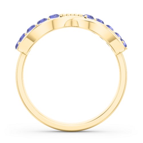 Birthstone Infinity Accent Ring