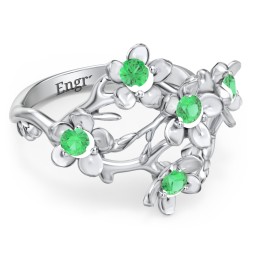 Garden Party Ring in 925 Sterling Silver