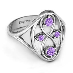Forever Love Ring in 925 Sterling Silver